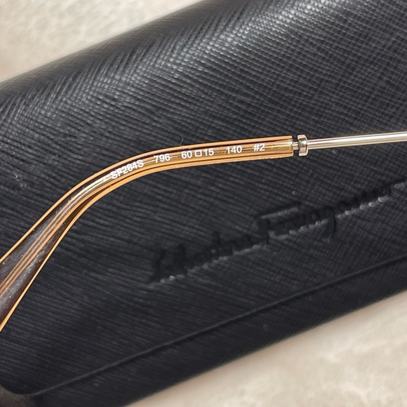 Salvatore Ferragamo SF264S 796 GOLD/CARAMEL - Picture 8 of 9